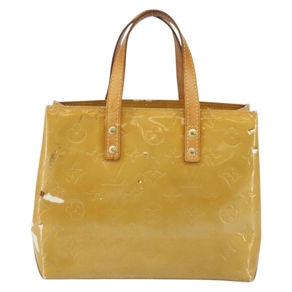 LOUIS VUITTON Monogram Vernis Reade PM Hand Bag Beige - Picture 11 of 16